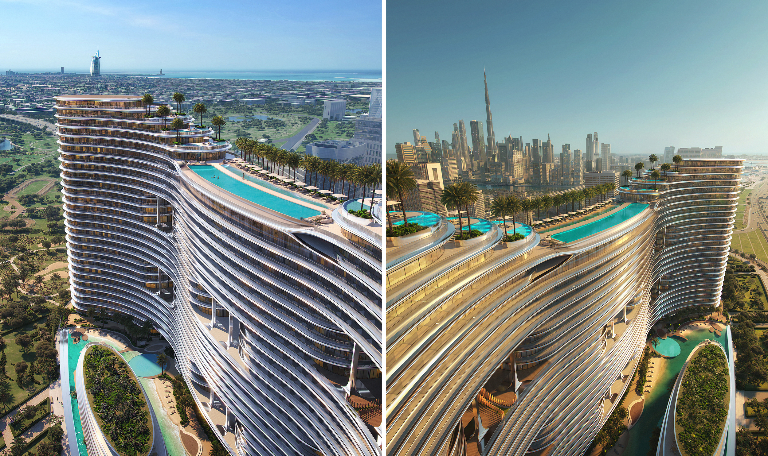 BINGHATTI AQUARISE｜迪拜商务港水岸奢居新地标